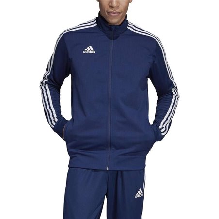 Adidas 3-Stripe Tricoat Track Set Jacket & Pants Navy
