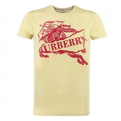 Burberry Men's Cruise Abtot black cotton T-shirt