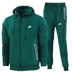 Nike Sportswear Scuba Fleece Jacket & Pants Set 2 Pc Set Olive