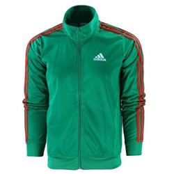 Adidas 3-Stripe Tricoat Track Set Jacket & Pants Green