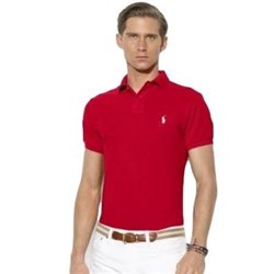 Polo Ralph Lauren  Men's Classic-Fit  Polo Shirt Red