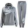Nike Women's Pullover Hoodie & Pants 2 Pc Set Heather Gray
