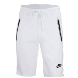 Nike Men's Tech Short-Sleeve Full Zip Jacket & Short Set White