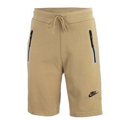 Nike Men's Tech Short-Sleeve Full Zip Jacket  & Short Set Taupe