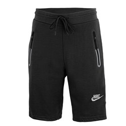 Nike Men's Tech Short-Sleeve Full Zip Jacket  & Short Set Black