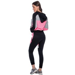 Nike Women's Essential Colorblock Full-Zip Fleece Hoodie & Pants Set