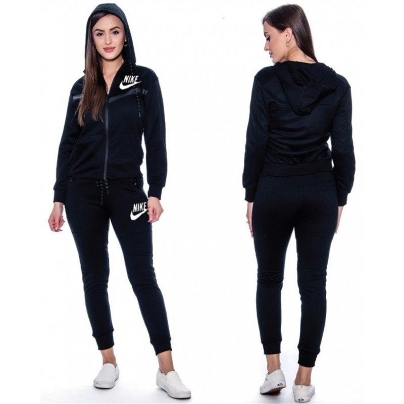Nike Sportswear Tech Fleece Windrunner Women's Full-Zip Hoodie & Pants Set Black