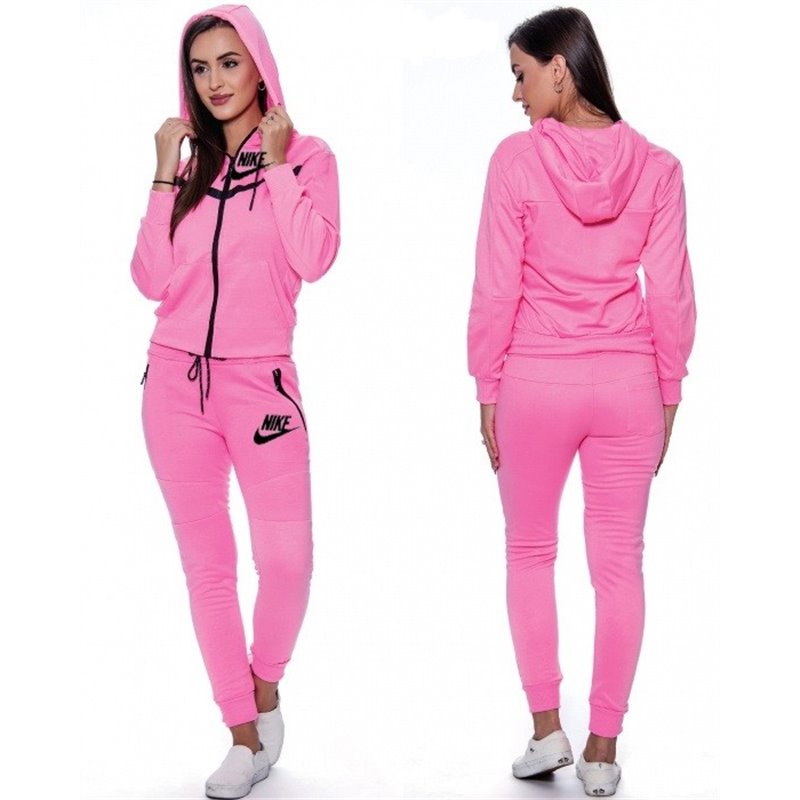 Nike Sportswear Tech Fleece Windrunner Women's Full-Zip Hoodie & Pants Set Pink