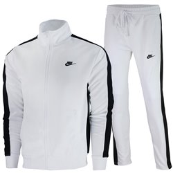 Nike Men's Knit Tracksuit 2 piece Set White/Black