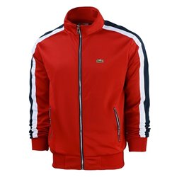 Lacoste Men's Sport Color-Blocked Track Suit Navy/Red
