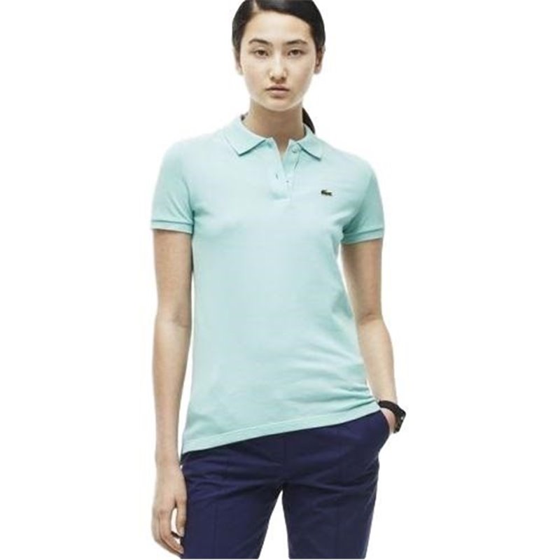 Lacoste Womens Classic Short Sleeve Polo Shirt - Mint Green
