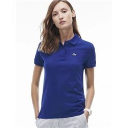 Lacoste Womens Classic Short Sleeve Polo Shirt - Royal