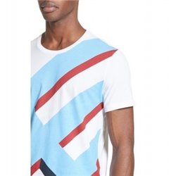 Burberry Wilmore Graphic Tee White Final Sale