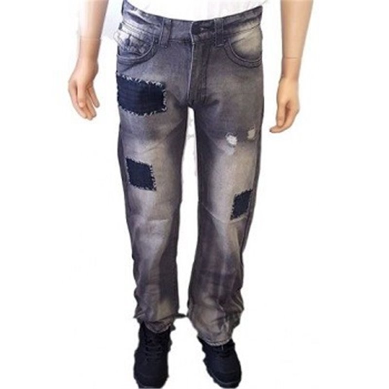 True Religion Patched Geno Slim-Straight Jeans