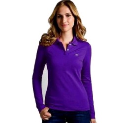 Lacoste Womens Classic Short Sleeve Polo Shirt - Purple